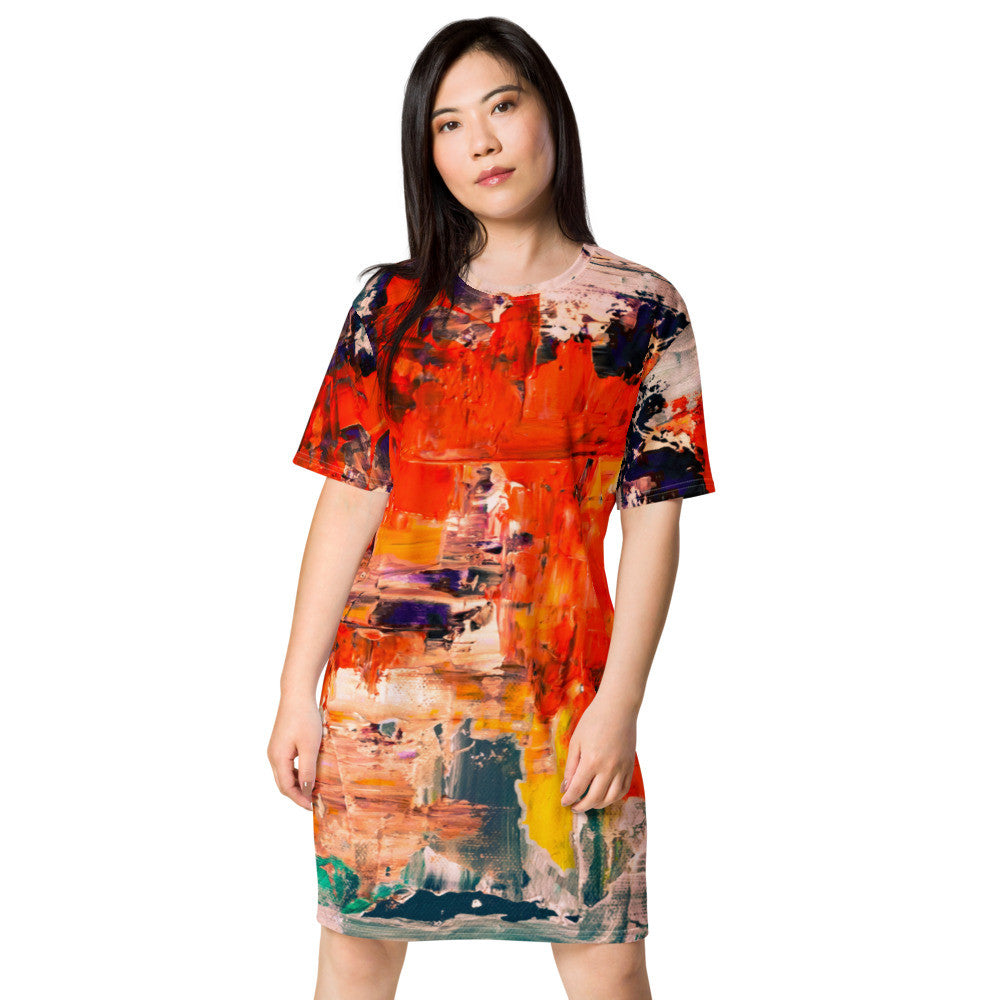 Gianneli Colours T-shirt dress-5