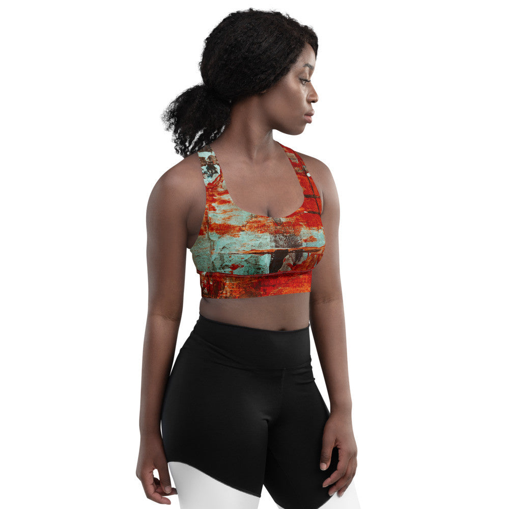 Gianneli Colours Longline Sports Bra-4