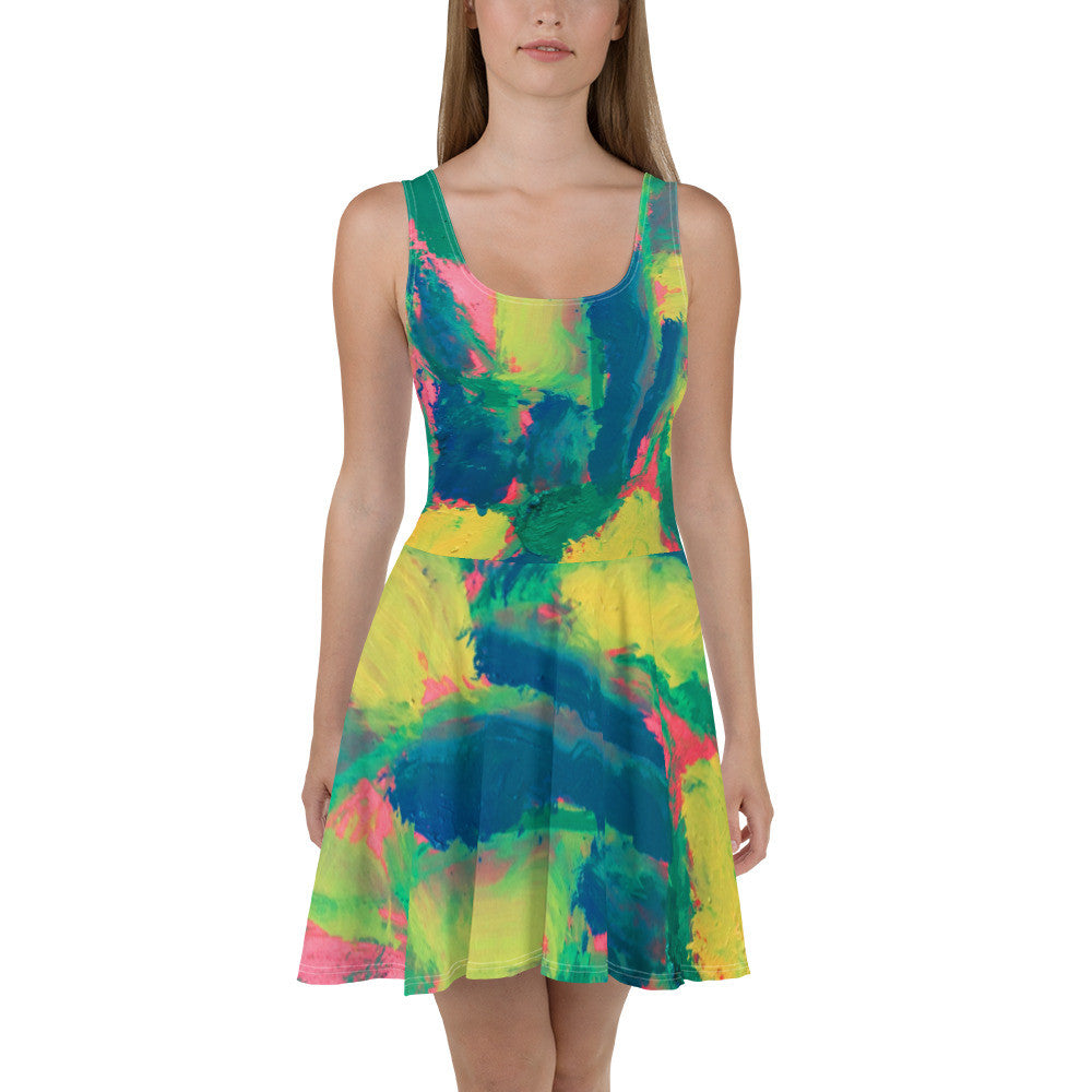 Gianneli Colours Skater Dress-4