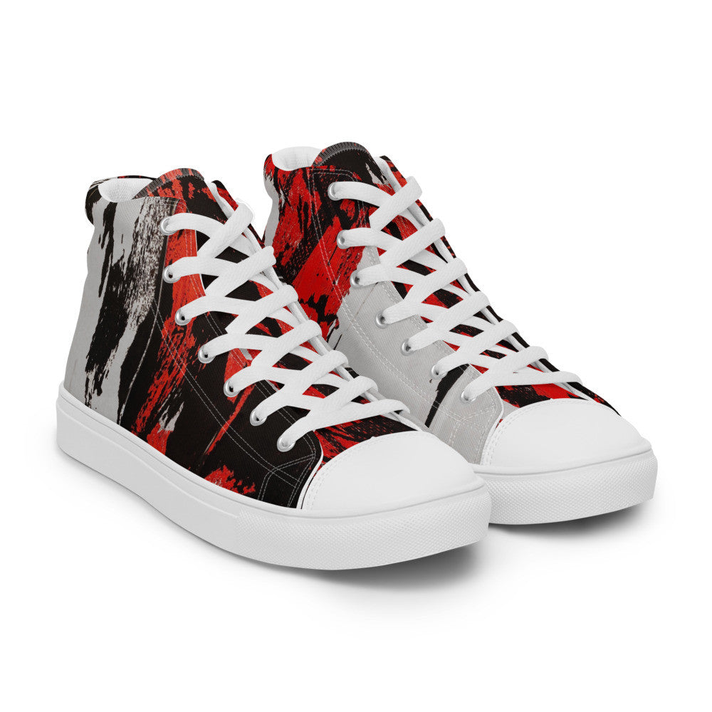 Gianneli Colours Handmade Men’s High Top Canvas Shoes-6