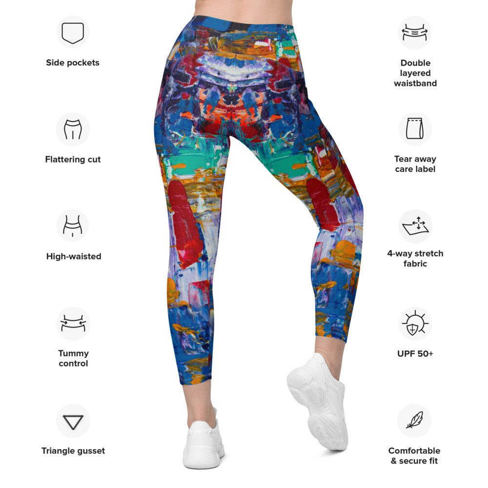 Gianneli Colours Leggings with Pockets-5