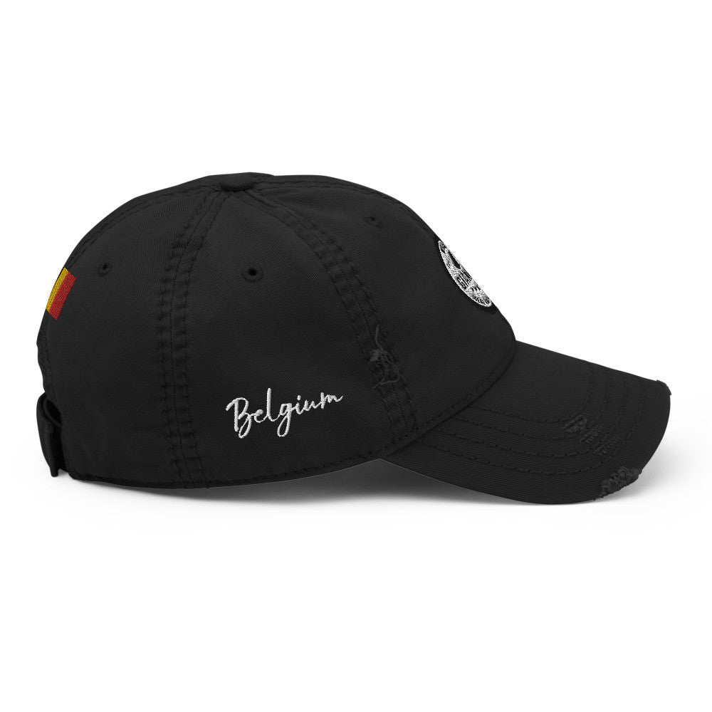 Belgium Heal The World Distressed Hat by Gianneli-4