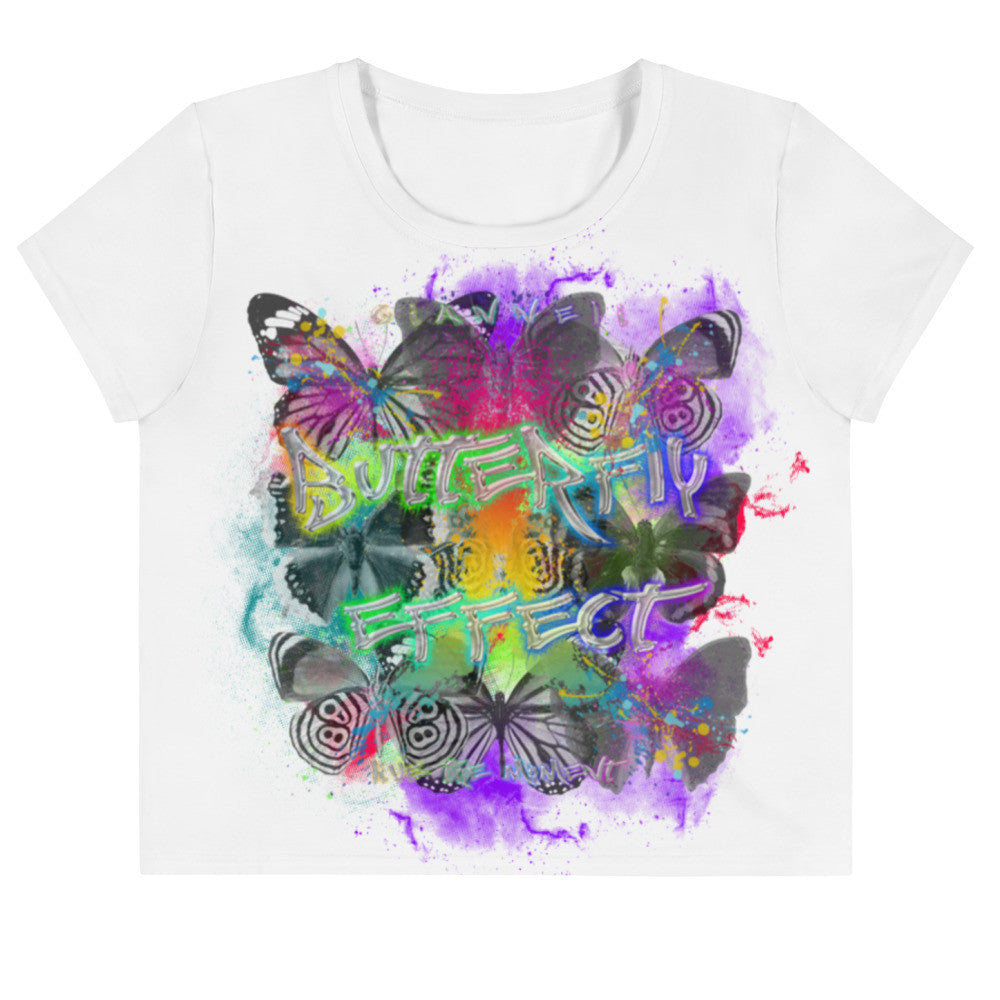 Butterfly Effect Crop Tee by Gianneli-0