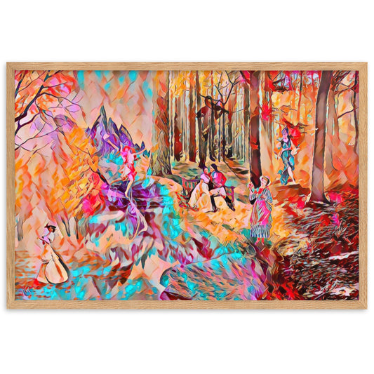 AMONG THE FOUR SEASONS YOU ARE THE FIFTH SENSE UPPER Framed Poster-0