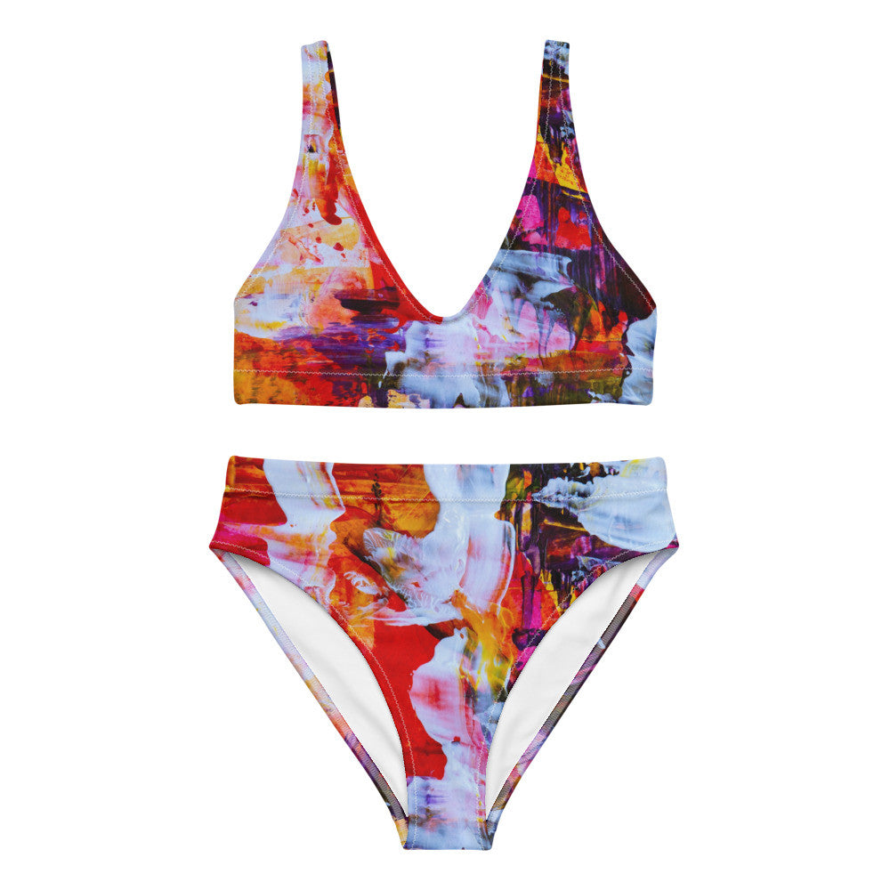 Gianneli Colours Recycled High Waisted Bikini-0