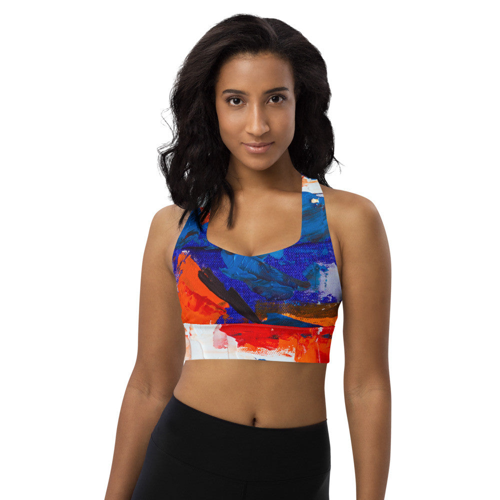 Gianneli Colours Longline Sports Bra-4