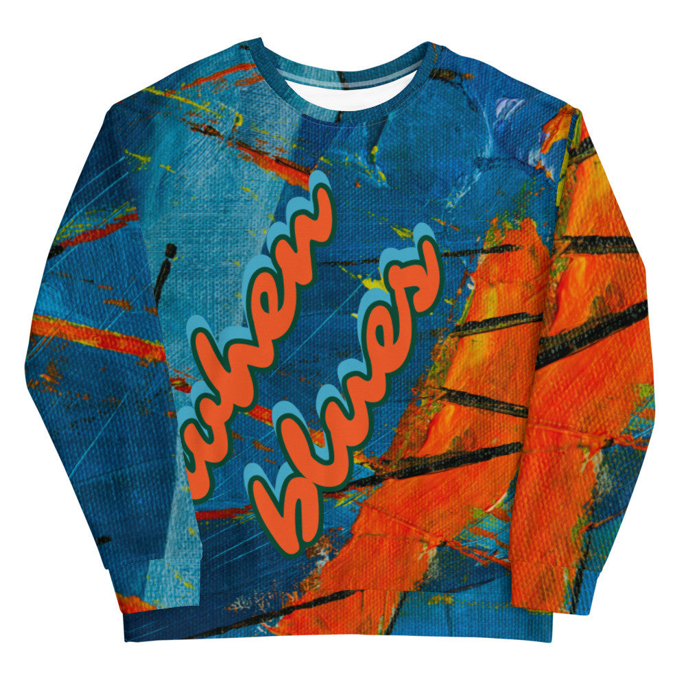 BLUES & SUNSETS Unisex Sweatshirt by Gianneli-3