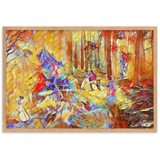 AMONG THE FOUR SEASONS YOU ARE THE FIFTH SENSE UPPER Framed Poster-0