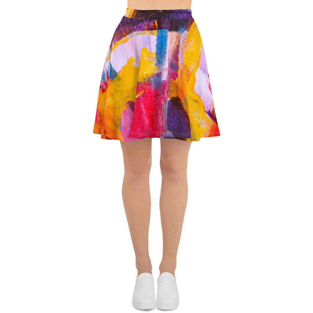 Gianneli Colours Skater Skirt-1