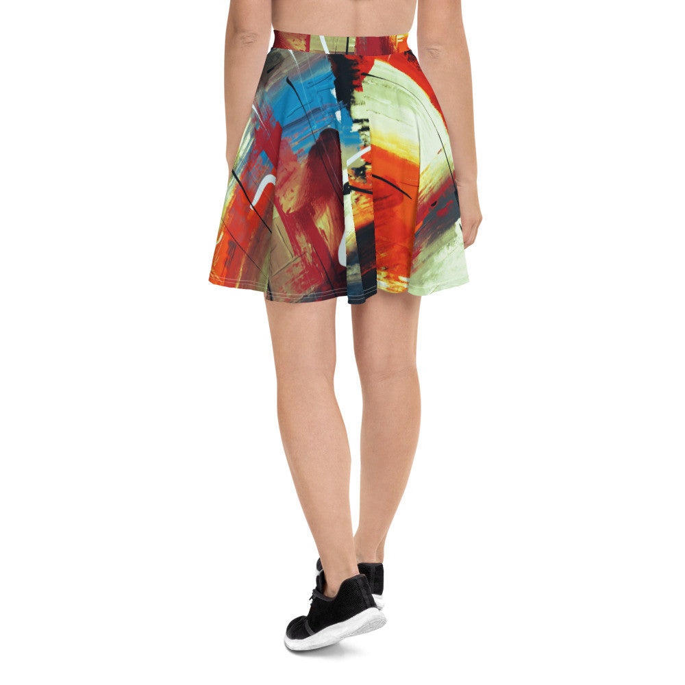 Gianneli Colours Skater Skirt-3