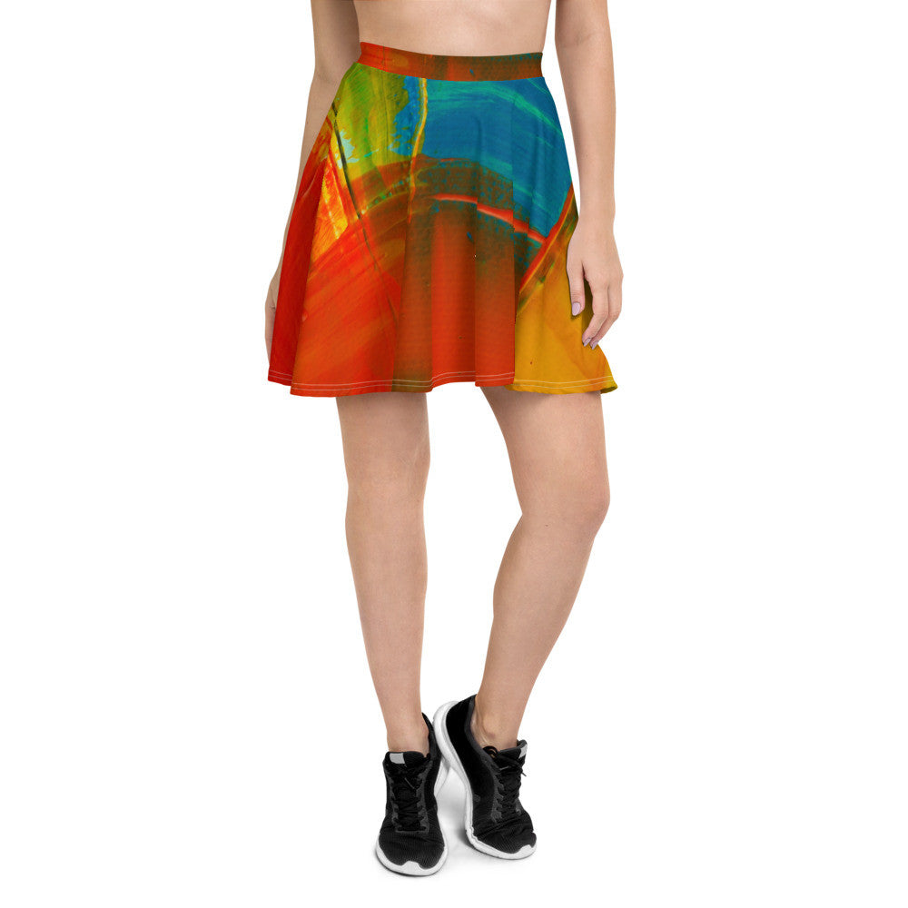 Gianneli Colours Skater Skirt-2