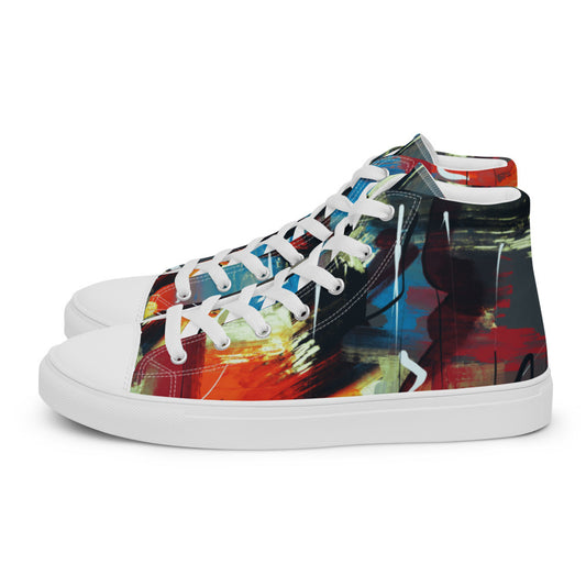 Gianneli Colours Handmade Women’s High Top Canvas Shoes-0