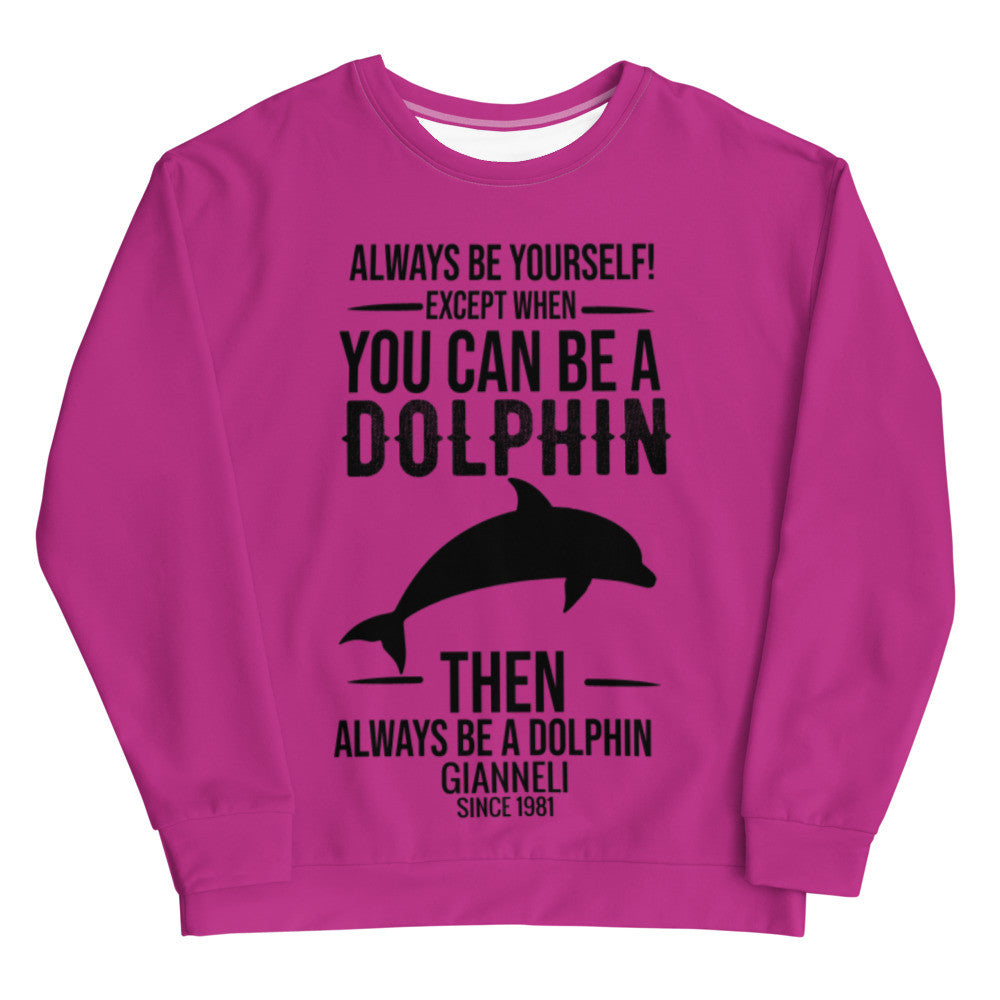 Dolphin Unisex Sweatshirt by Gianneli-0