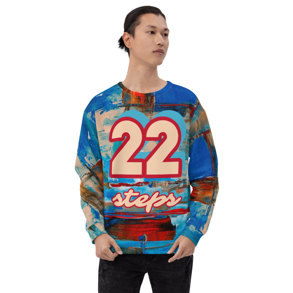 22 STEPS Unisex Sweatshirt by Gianneli-5