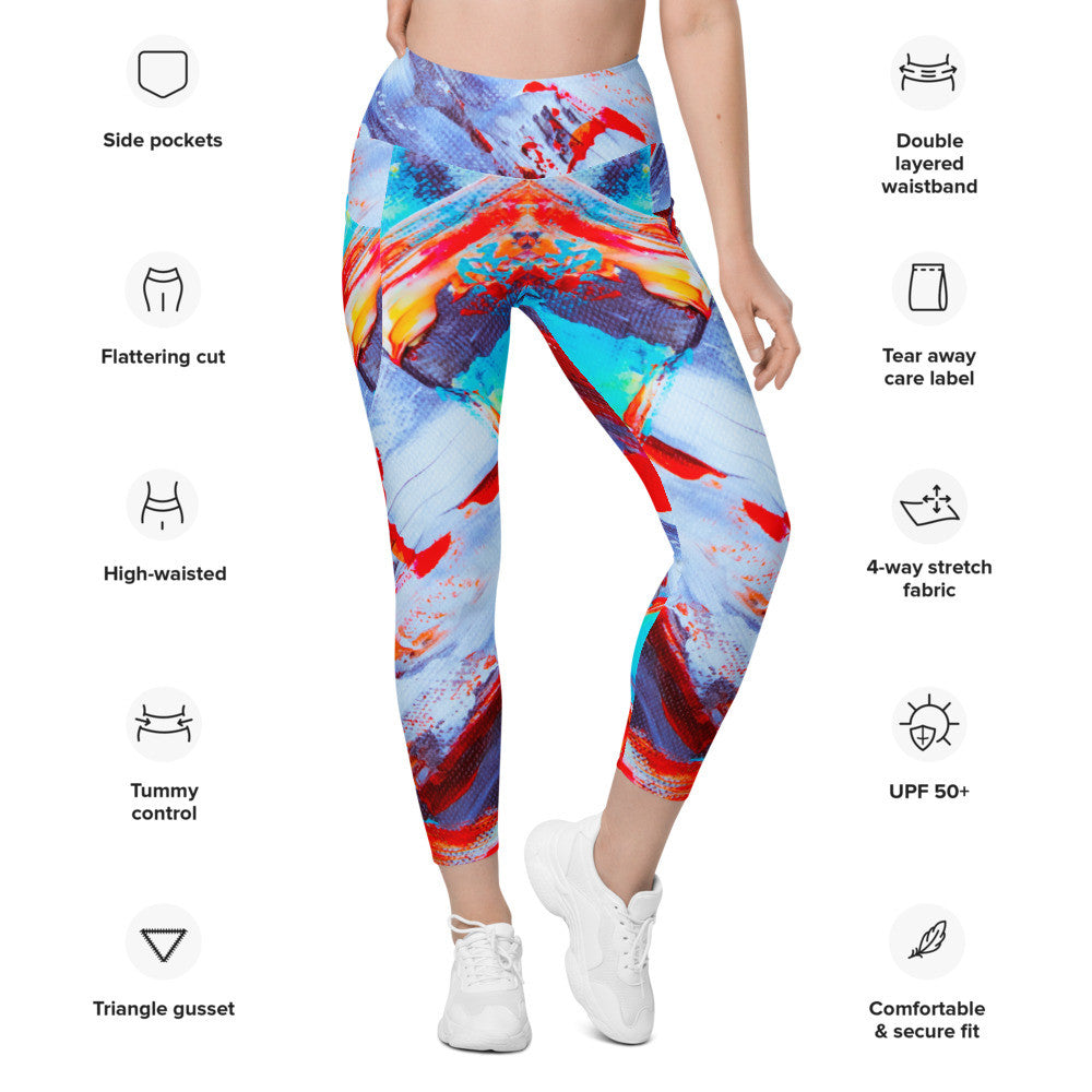 Gianneli Colours Leggings With Pockets-3