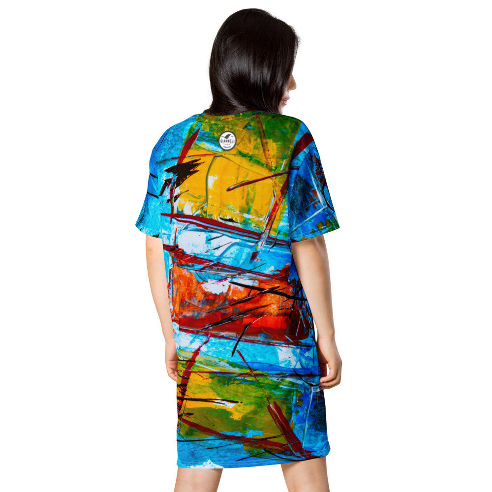 Gianneli Colours T-shirt dress-6