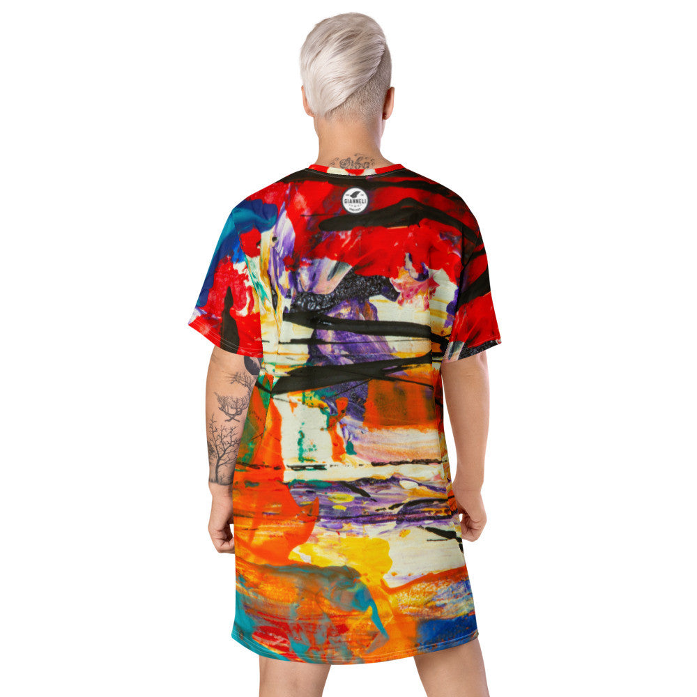 Gianneli Colours T-shirt Dress-4