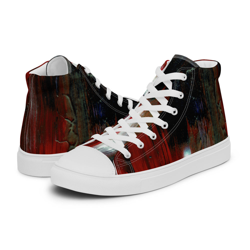 Gianneli Colours Handmade Women’s High Top Canvas Shoes-9