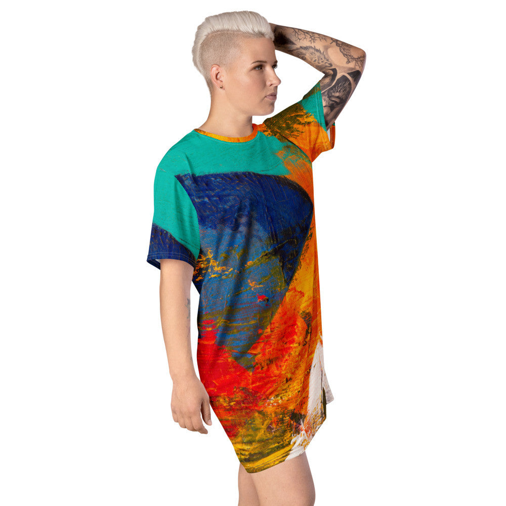 Gianneli Colours T-shirt dress-6