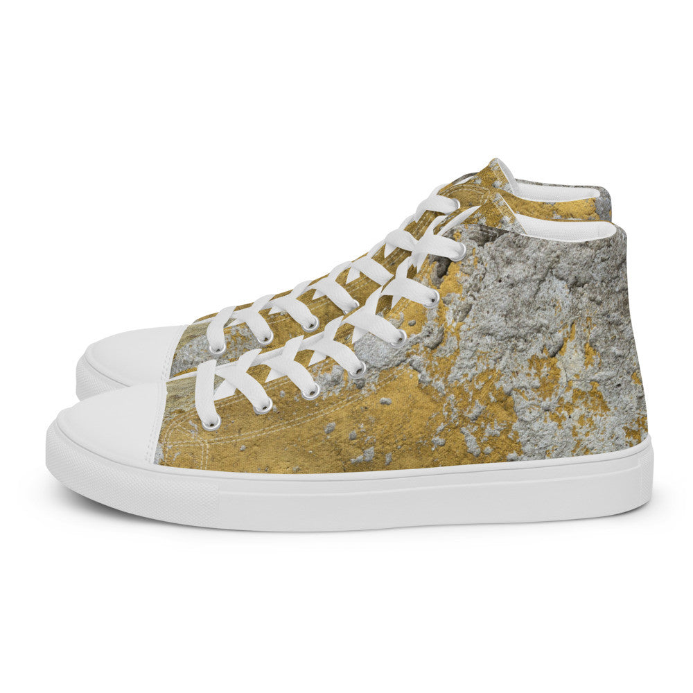 CLOCHARD Handmade Grunge Men’s High Top Canvas Shoes by Gianneli-0