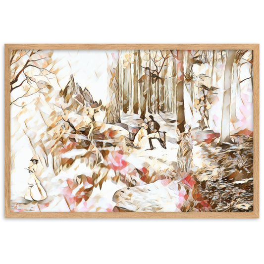 AMONG THE FOUR SEASONS YOU ARE THE FIFTH SENSE Special Edition Framed Poster-0