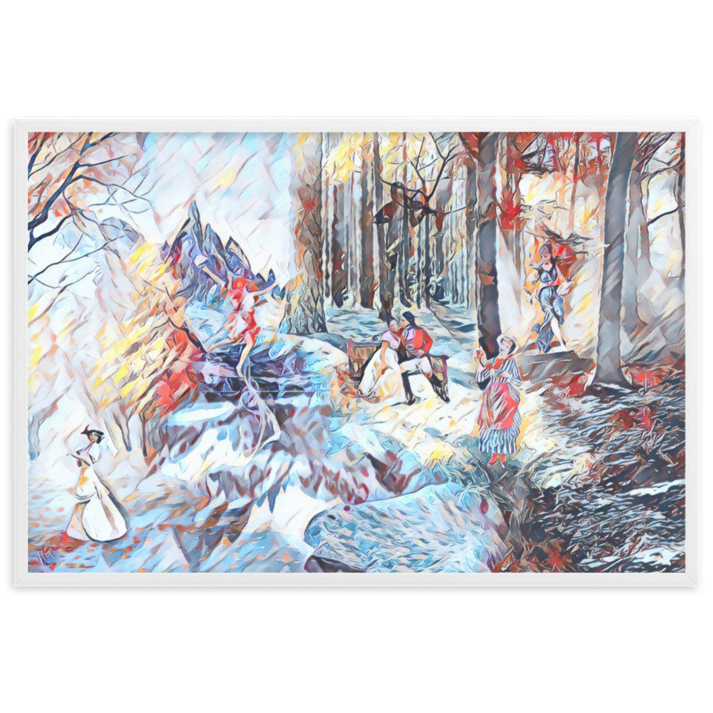 AMONG THE FOUR SEASONS YOU ARE THE FIFTH SENSE UPPER Framed Poster-0