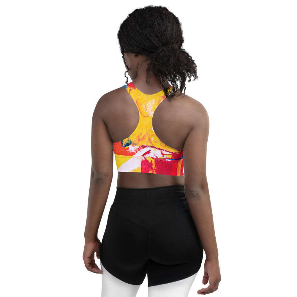 Gianneli Colours Longline Sports Bra-6