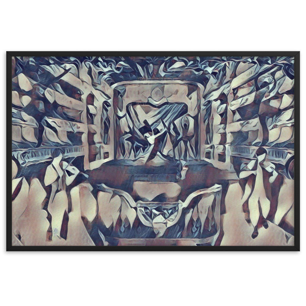 WHEN YOUR SENSES DANCE WITH MY MOMENTS JL.AK Velvet Edition Framed Poster-0