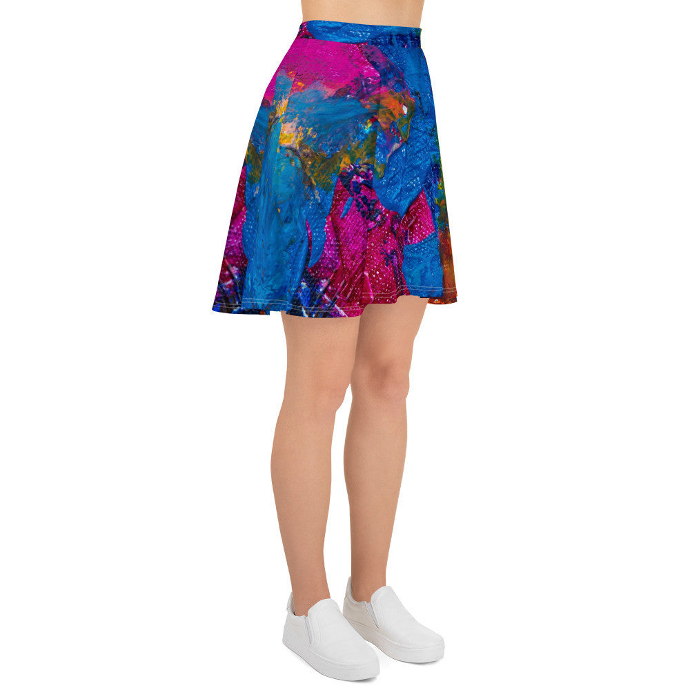 Gianneli Colours Skater Skirt-5