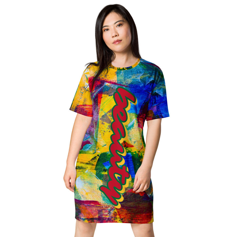 BEAUTY T-shirt Dress by Gianneli-2