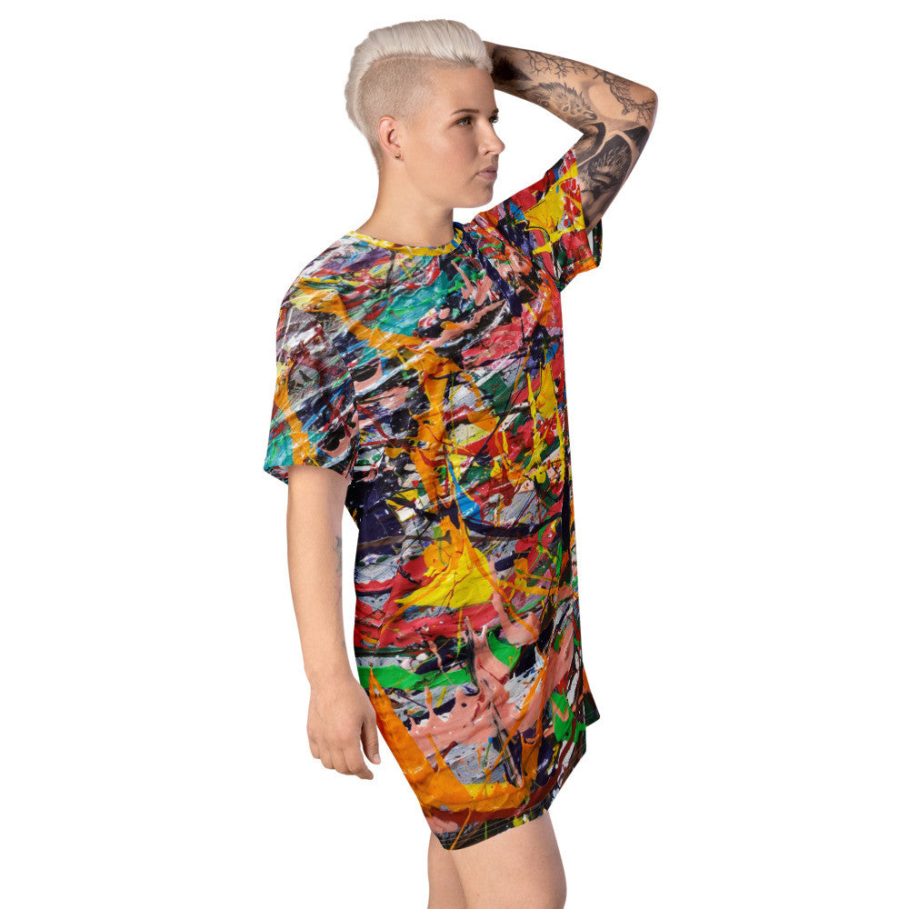 Gianneli Colours T-shirt dress-5