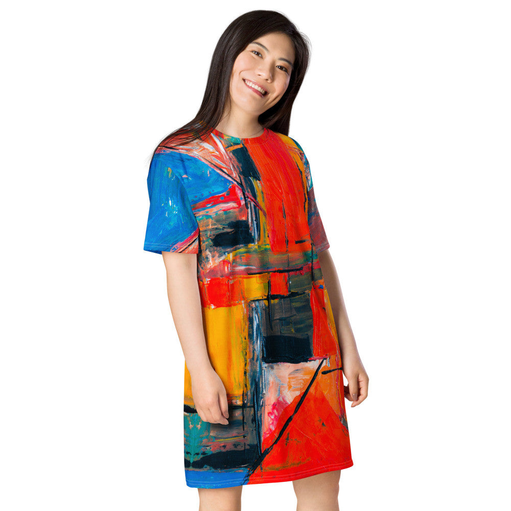 Gianneli Colours T-shirt Dress-4