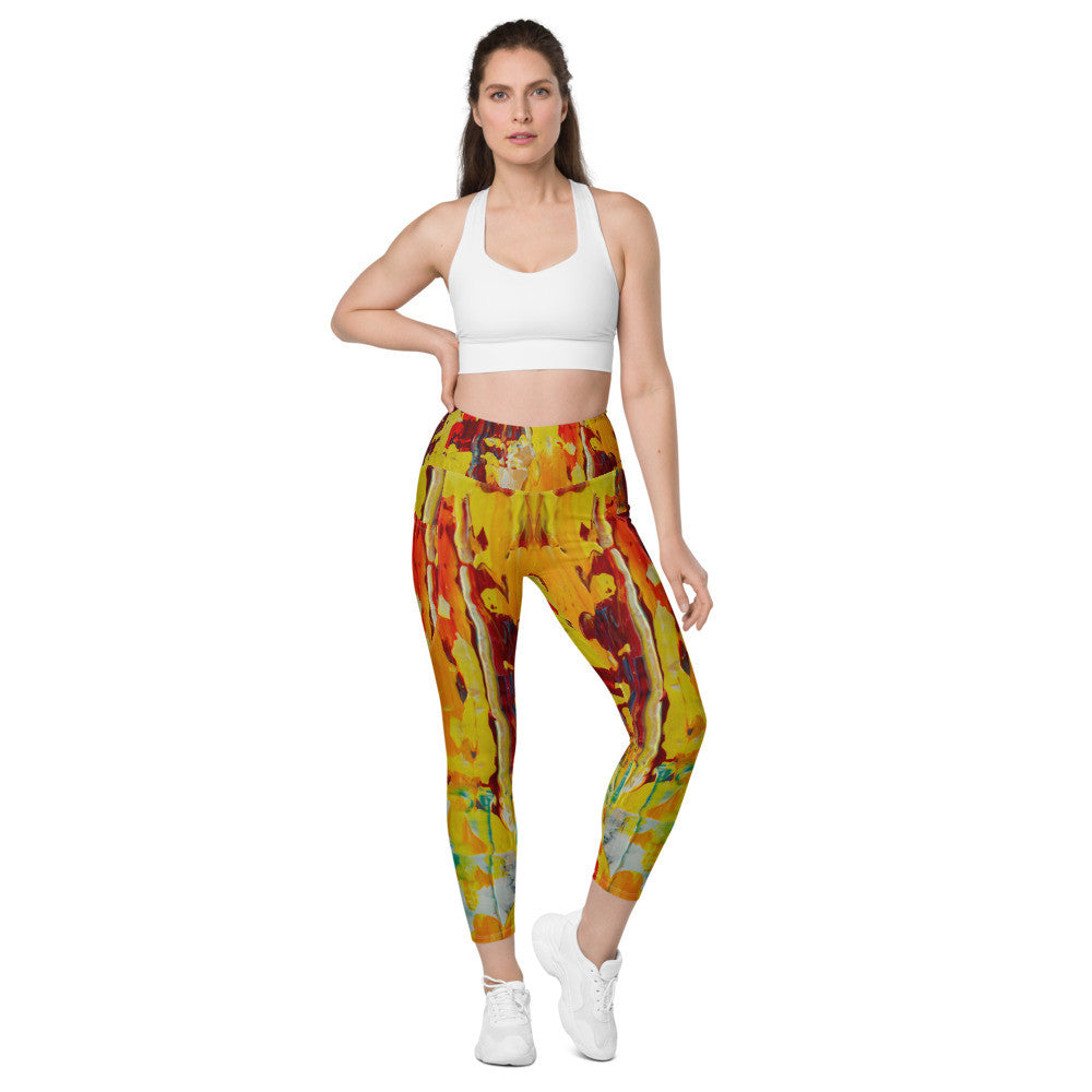 Gianneli Colours Leggings with Pockets-8