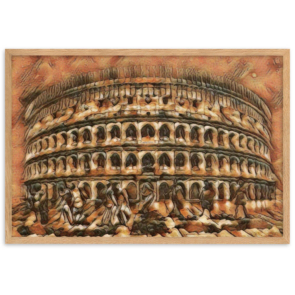 AN EVENING AT COLOSSEUM STORYTIME Framed Poster by Gianneli-0