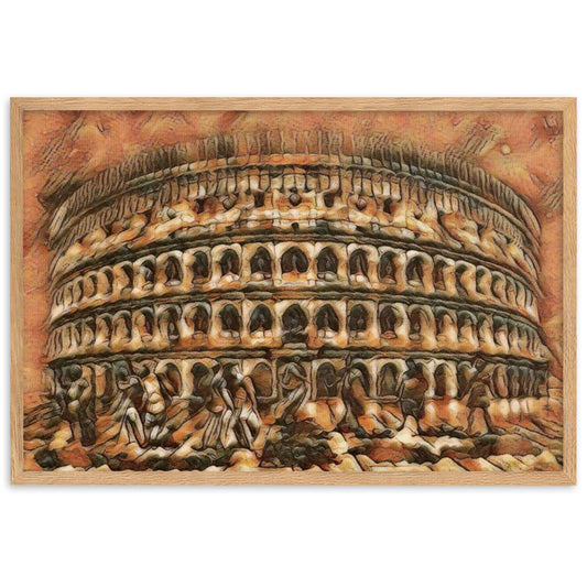 AN EVENING AT COLOSSEUM STORYTIME Framed Poster by Gianneli-0