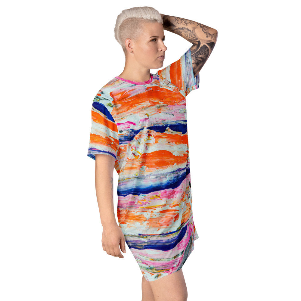 Gianneli Colours T-shirt Dress-1