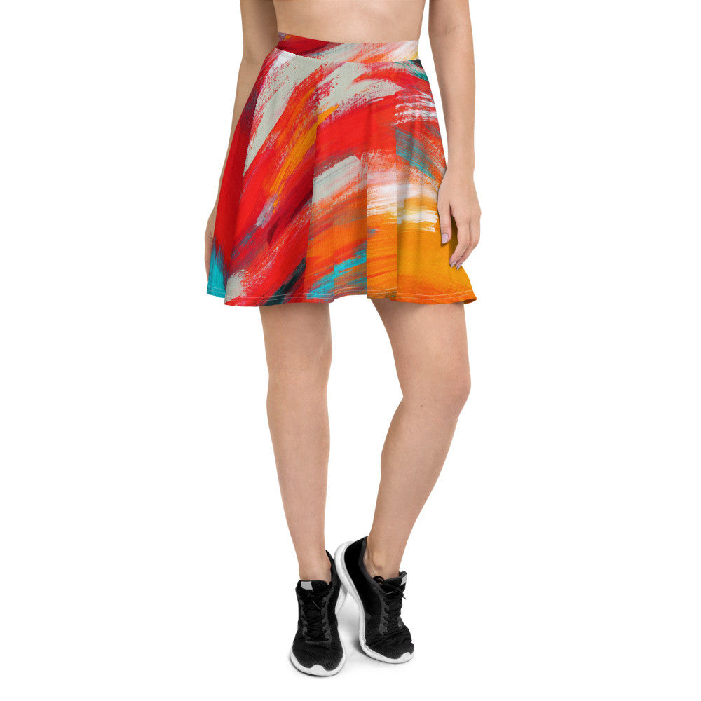 Gianneli Colours Skater Skirt-2