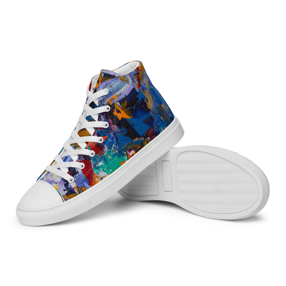 Gianneli Colours Handmade Women’s High Top Canvas Shoes-10