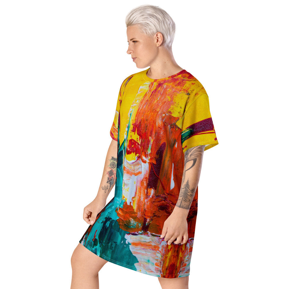 Gianneli Colours T-shirt Dress-1