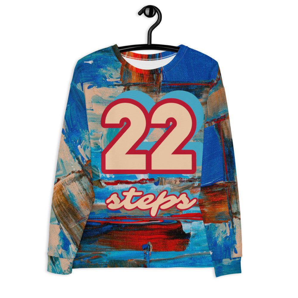 22 STEPS Unisex Sweatshirt by Gianneli-0