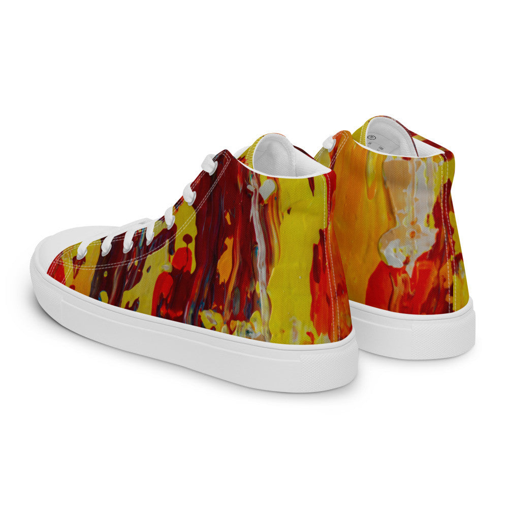 Gianneli Colours Handmade Women’s High Top Canvas Shoes-2