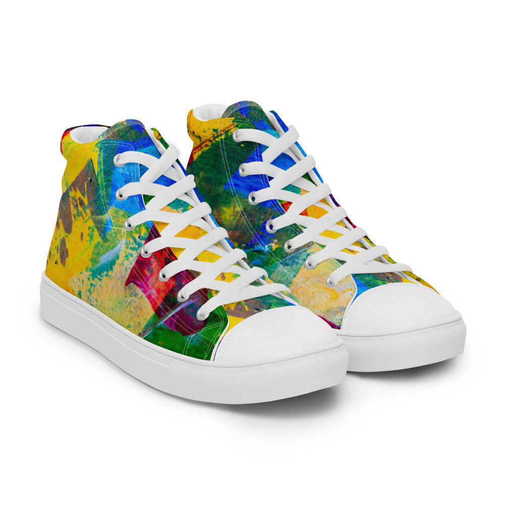 Gianneli Colours Handmade Women’s High Top Canvas Shoes-6