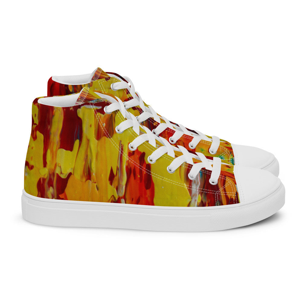 Gianneli Colours Handmade Women’s High Top Canvas Shoes-4