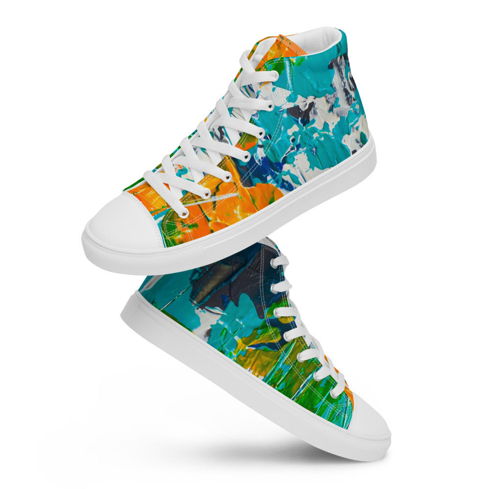 Gianneli Colours Handmade Women’s High Top Canvas Shoes-10