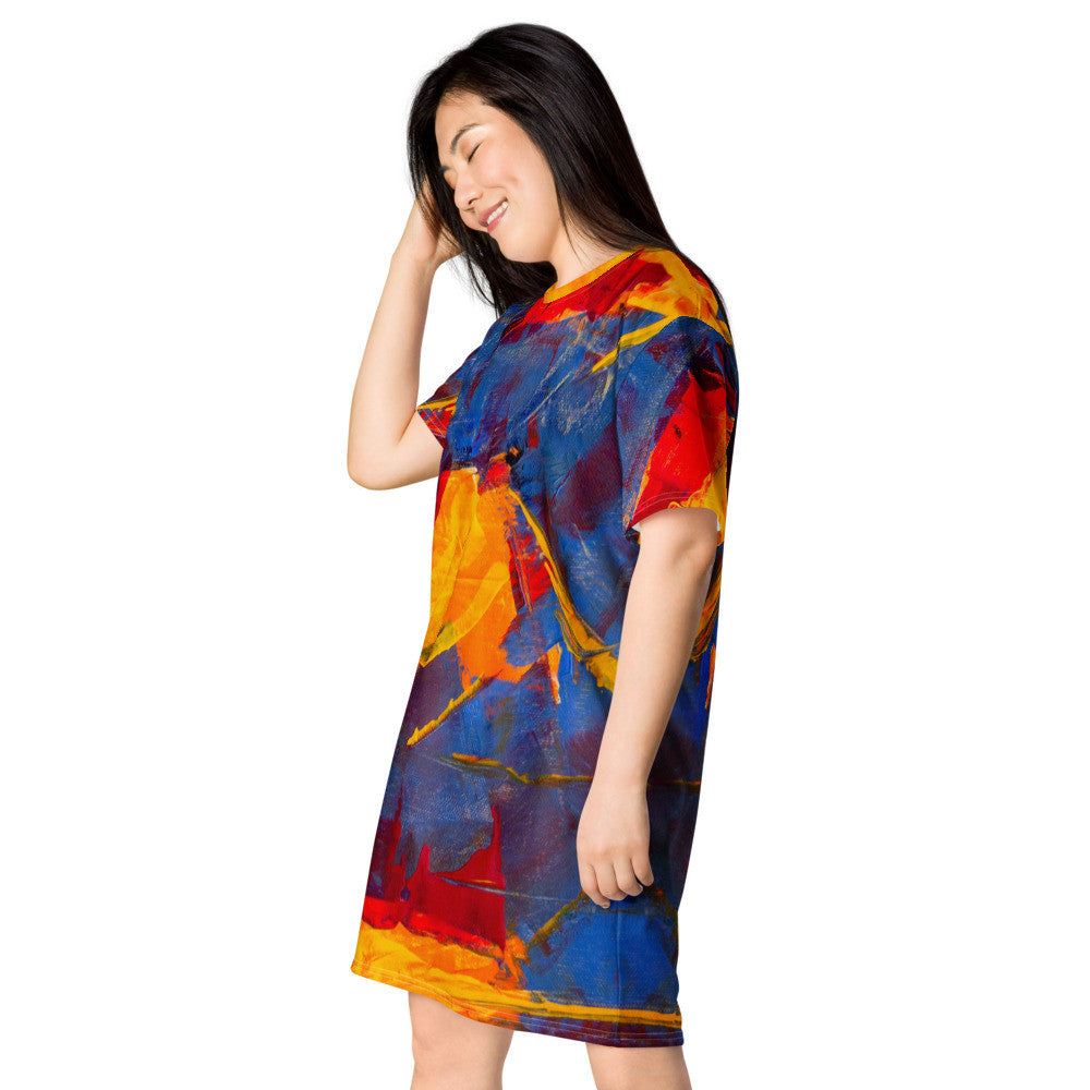 Gianneli Colours T-shirt Dress-4