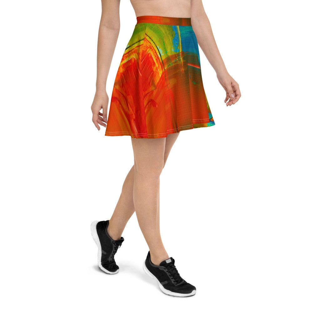 Gianneli Colours Skater Skirt-5