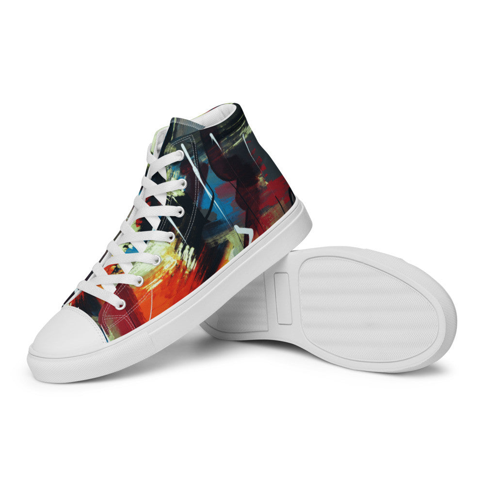 Gianneli Colours Handmade Women’s High Top Canvas Shoes-9