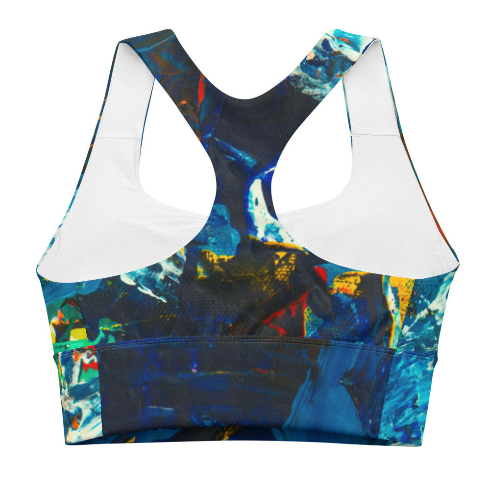 Gianneli Colours Longline Sports Bra-1