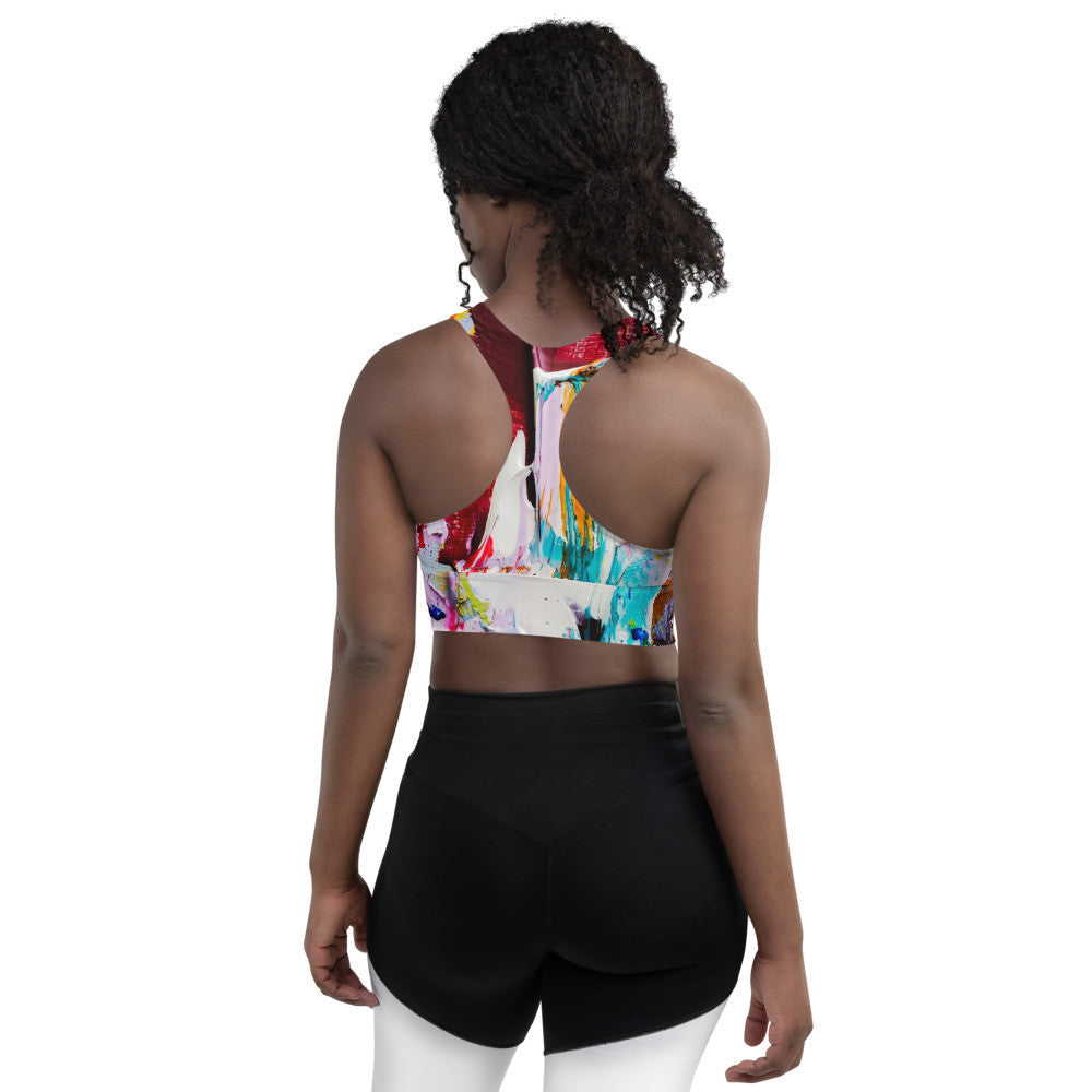 Gianneli Colours Longline Sports Bra-5