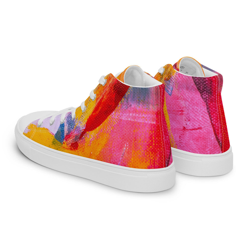 Gianneli Colours Handmade Women’s High Top Canvas Shoes-2